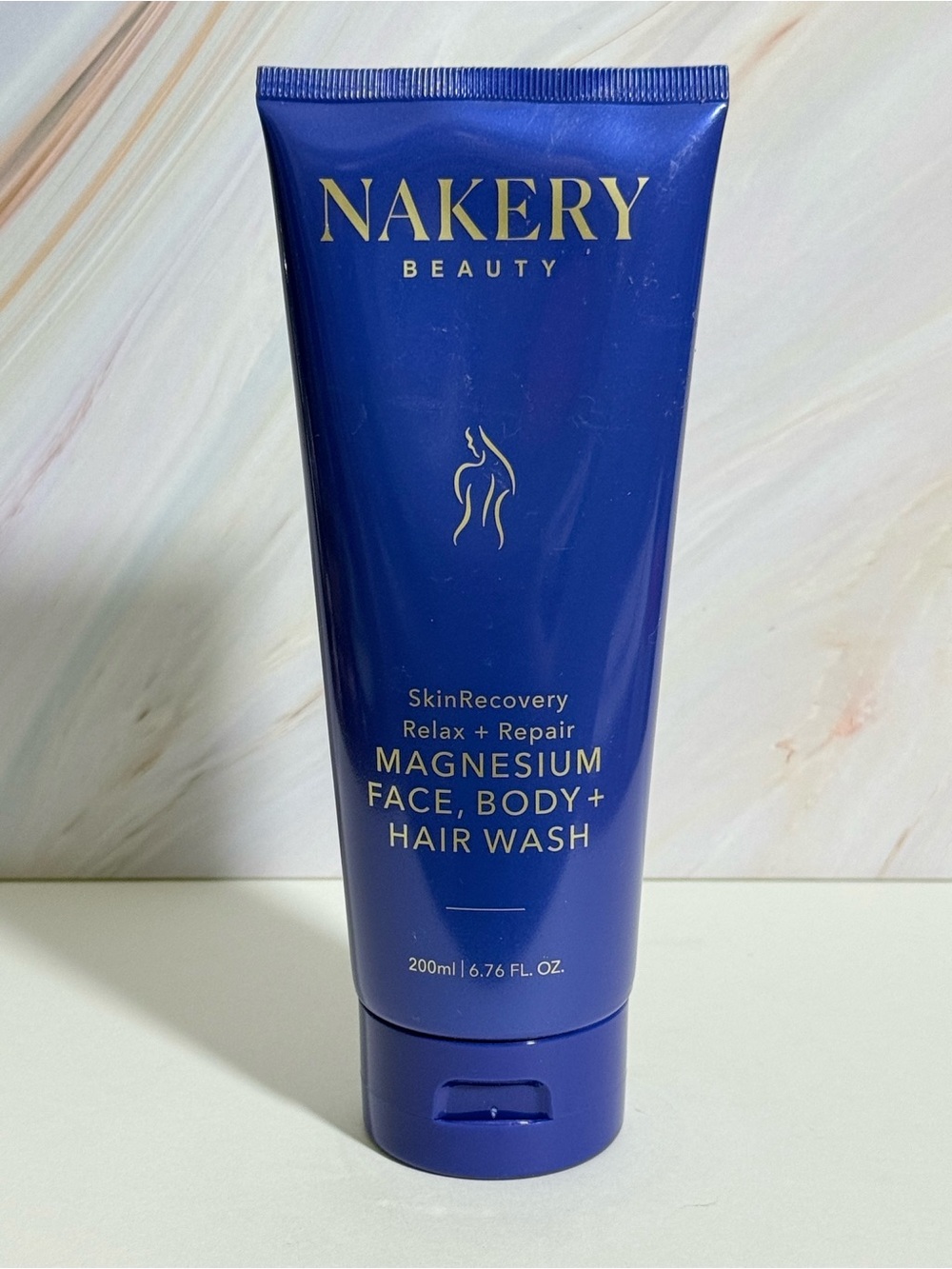 Nakery Beauty SkinRecovery Magnesium Face Body Hair Wash 200ml 6.76oz New